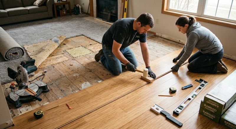 Bamboo Flooring Installation in Crofton, MD
