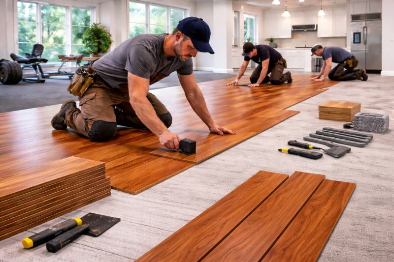 Cherry Floor Installation in Jessup, MD