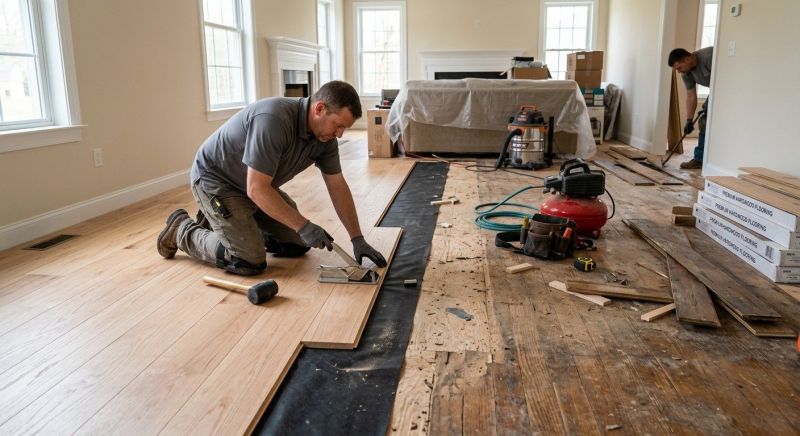 Finished Floor Installation in Crofton, MD