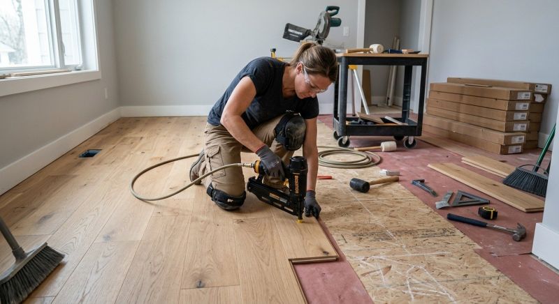 Hardwood Floor Installation in Chester, MD