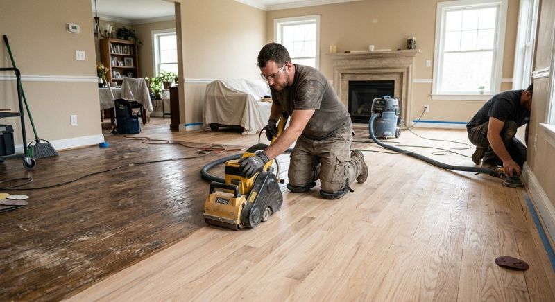 Hardwood Floor Renovation in Crofton, MD