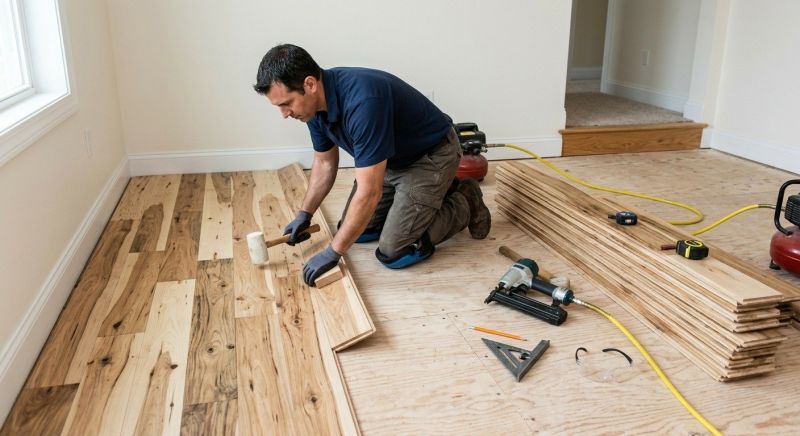 Hickory Floor Installation in Crofton, MD
