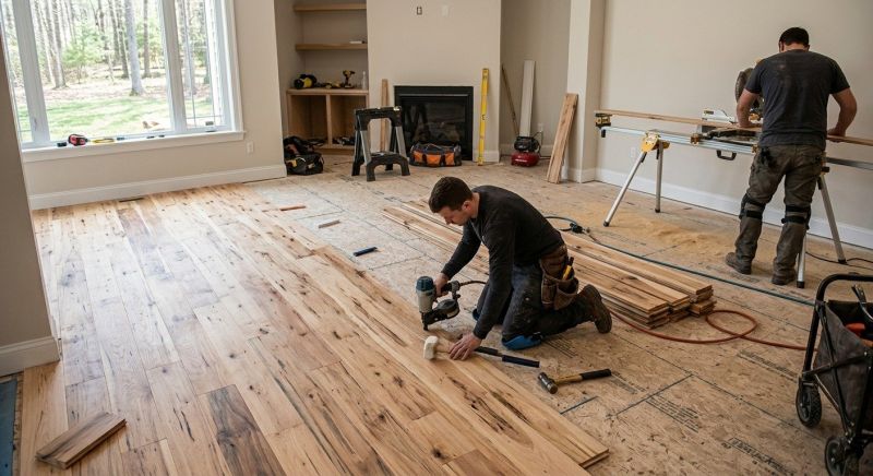 Hickory Floor Installation in Crofton, MD
