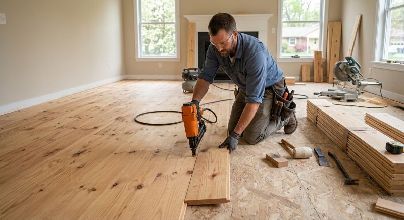 Maple Flooring Installation in Edgewater, MD