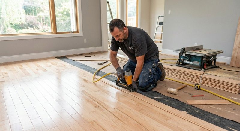 Maple Flooring Installation in Laurel, MD