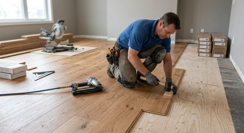 Maple Flooring Installation in Laurel, MD