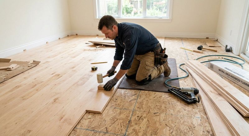 Maple Flooring Installation in Olney, MD