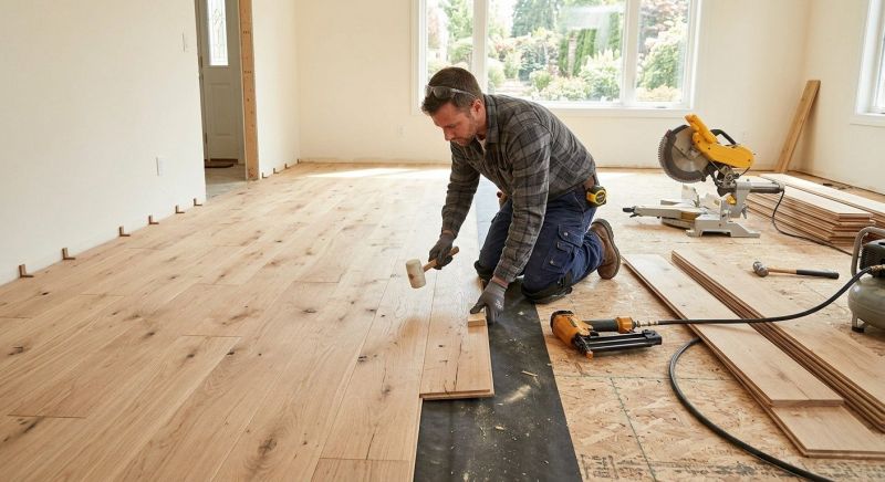 Oak Floor Installation in Baltimore, MD