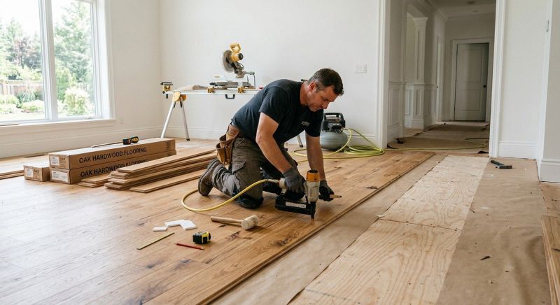 Oak Floor Installation in Brandywine, MD