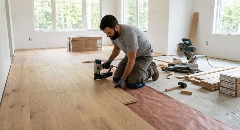 Oak Floor Installation in Hanover, MD