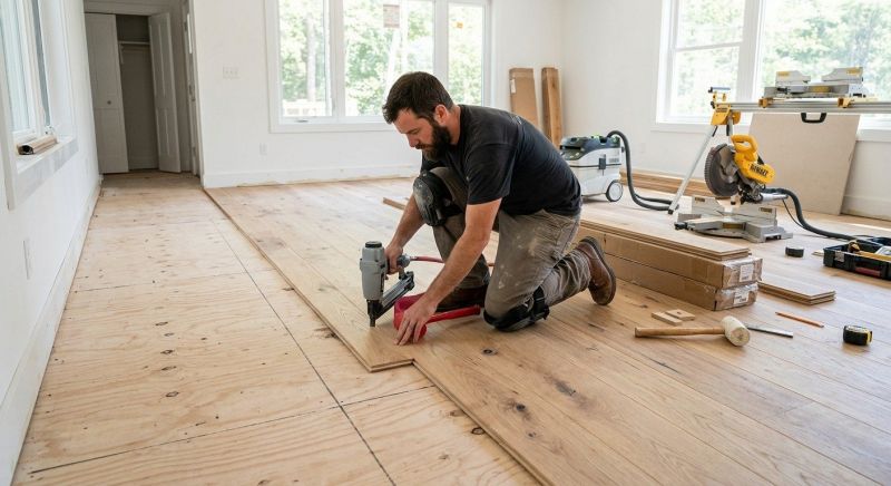 Oak Floor Installation in Owings, MD