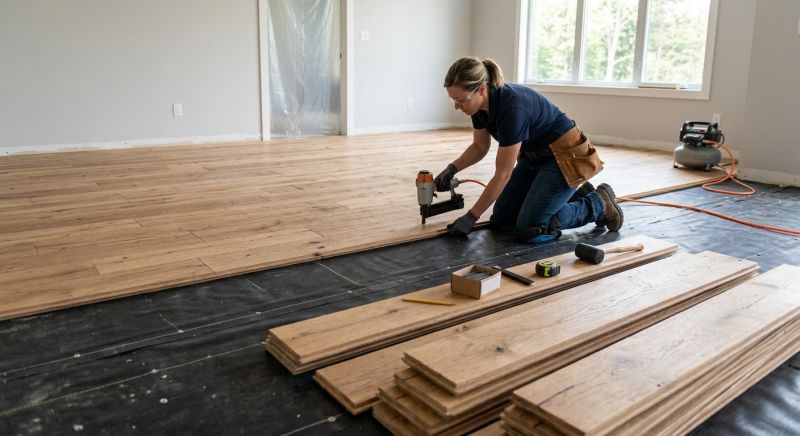 Plank Floor Installation in Crofton, MD