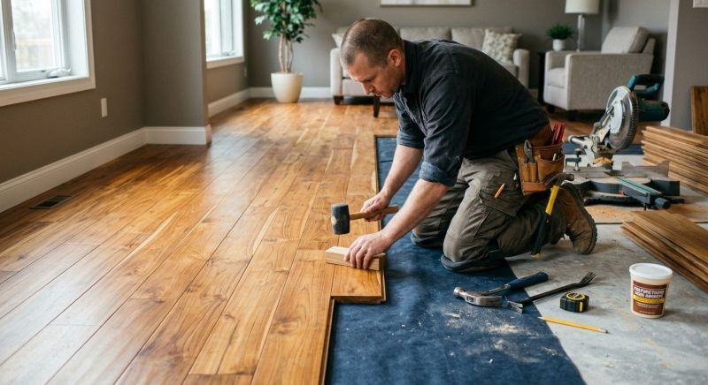 Teak Flooring Installation in Crofton, MD