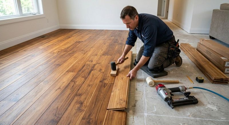 Teak Flooring Installation in Crofton, MD