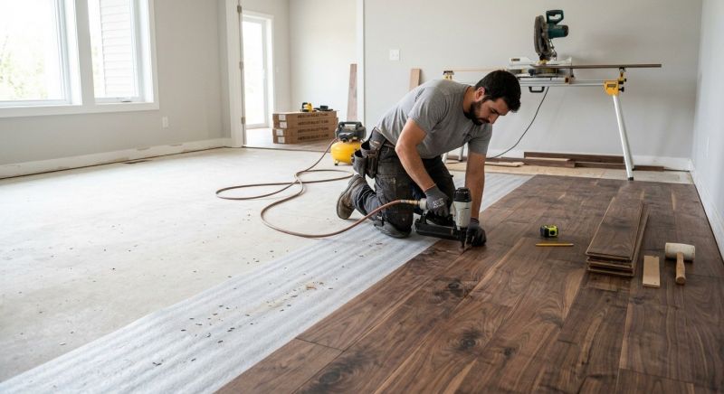 Walnut Flooring Installation in Crofton, MD