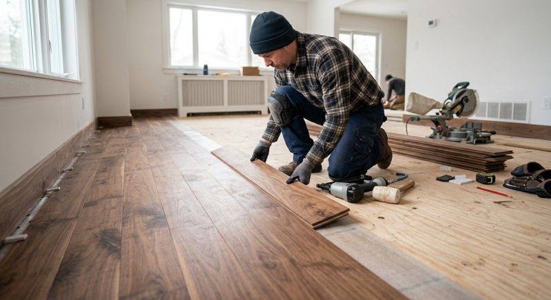 Walnut Flooring Installation in Crofton, MD