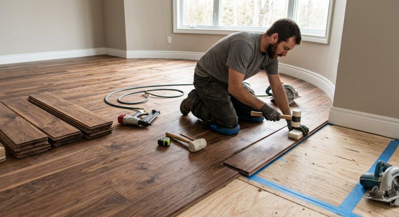 Walnut Flooring Installation in Crofton, MD